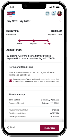 Receive your bonus
