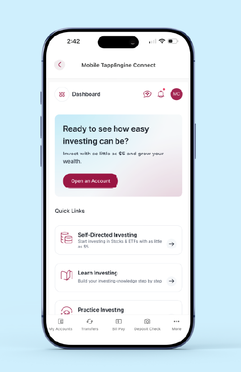 Digital trading dashboard